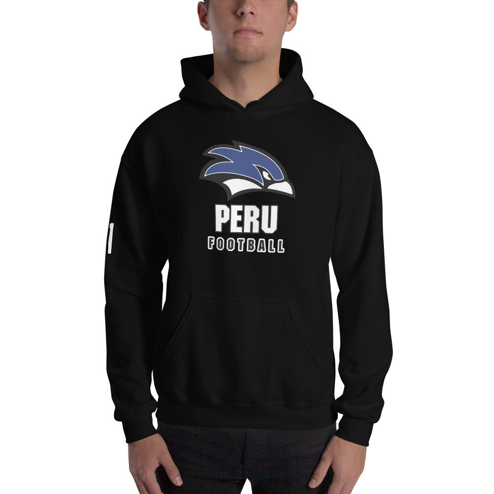 Peru Football Custom Player Name and Number Hoodie