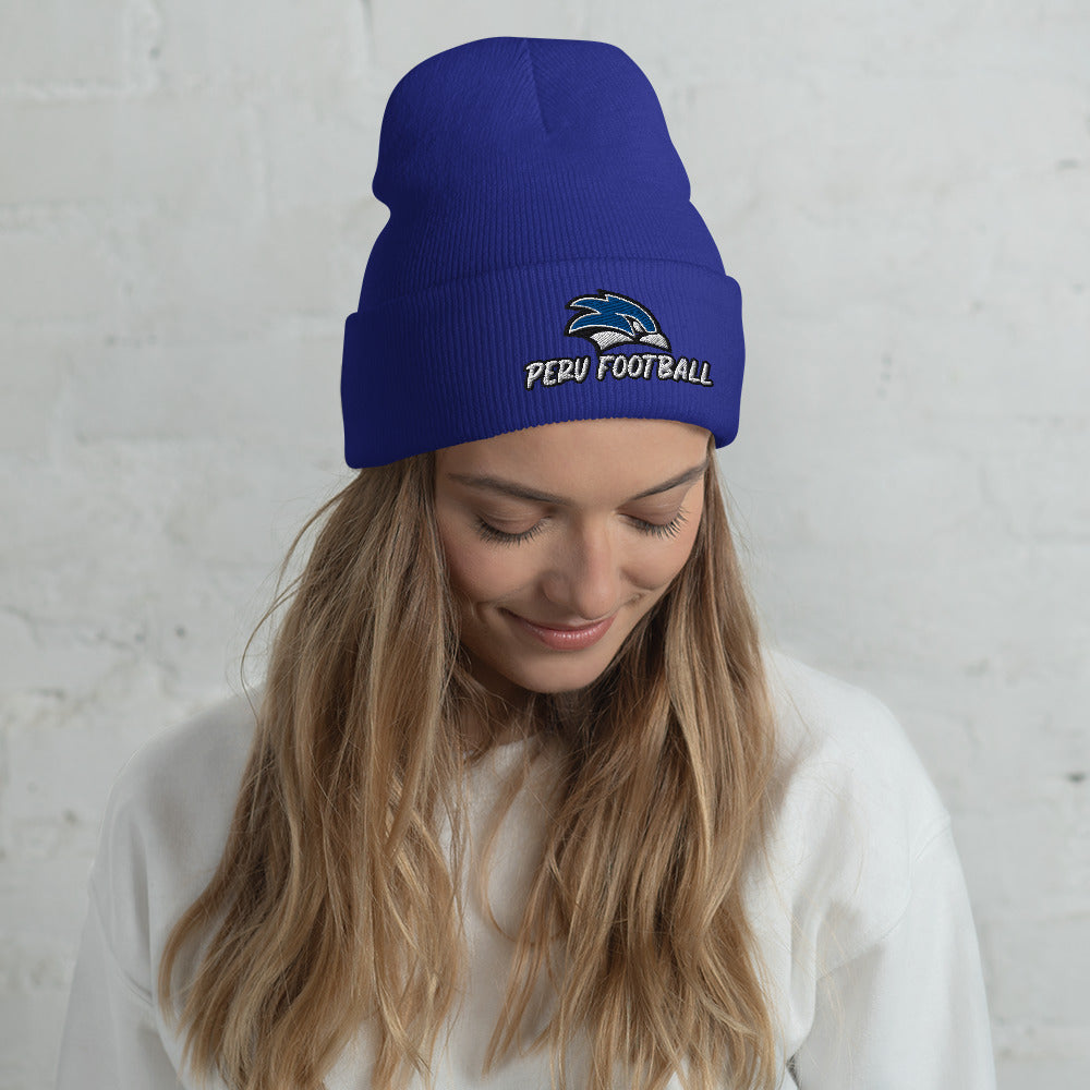 Puru Football Cuffed Beanie