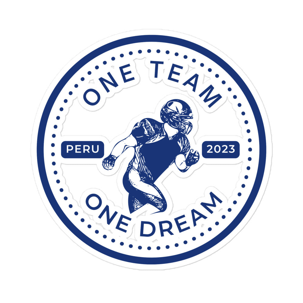 One Team, One Dream Sticker