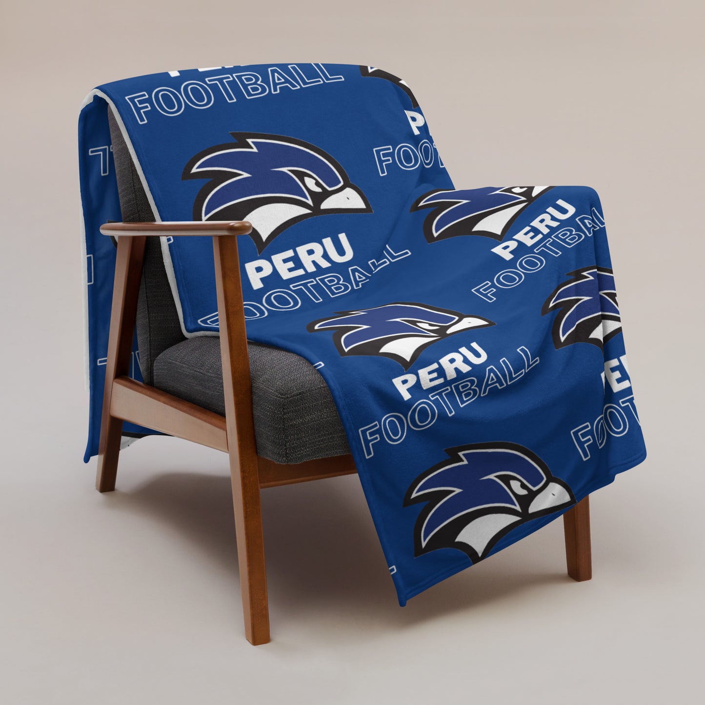 Peru Football Throw Blanket