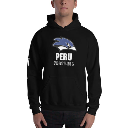 Peru Football Custom Player Name and Number Hoodie