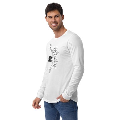 One Handed Grab Long Sleeve Tee